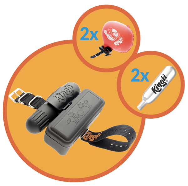 Kingii Friend Package (2 Kingii Wearables, 2 Refill)